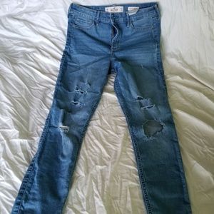 Hollister jeans, 9R, high rise super skinny